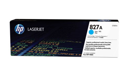 Картридж CF301A HP 827A Cyan LaserJet Toner Cartridge для HP Color LaserJet M880