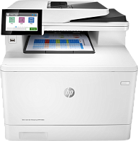 МФУ 3QA55A HP Color LaserJet Enterprise MFP M480f Printer/Scanner/Copier/Fax, A4, 600x600 dpi, 27(27)ppm, 2Gb, 800 Mhz, 2trays 50+250,ADF50, Duplex, USB/GigEth, Duty cycle - 55 000