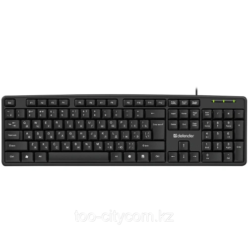 Клавиатура USB Defender Element HB-520 RU черный
