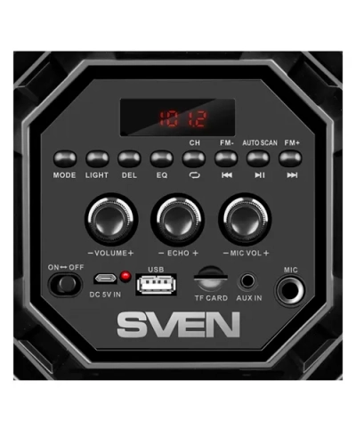 Широкий ассортимент sven ps-550, черный, акустическая система 36w, bluetooth, fm, usb, microsd, led-display, 2000ma*h для компьютерной техники с доставкой по всему Казахстану  | Рассрочка 0-0-24  фото 4