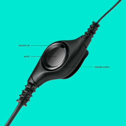 Широкий ассортимент гарнитура 981-000406 logitech h390 (usb, элементы управления на кабеле, кабель 2.33м) (m/n: a00146) для компьютерной техники с доставкой по всему Казахстану  | Рассрочка 0-0-24  фото 5