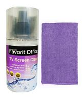 Широкий ассортимент f150419 "favorit office tv screen clean спрей 200 мл д/экранов, мониторов + салфетка из микрофибр для компьютерной техники с доставкой по всему Казахстану  | Рассрочка 0-0-24 