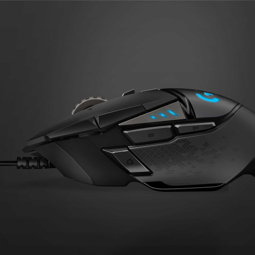 Широкий ассортимент мышь игровая logitech g502 hero (арт. 910-005470, m/n: m-u0047) для компьютерной техники с доставкой по всему Казахстану  | Рассрочка 0-0-24  фото 6