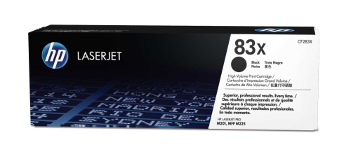 HP LaserJet 83X Black Toner Cartridge для HP LaserJet Pro M201/MFP M225 (CF283X)