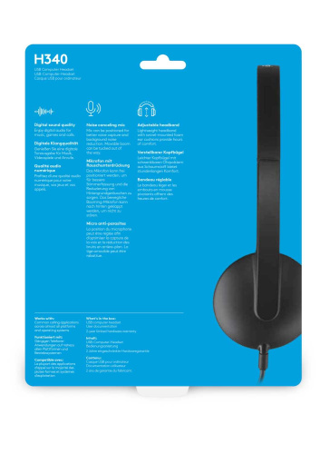 Широкий ассортимент гарнитура 981-000475 logitech h340 (usb, кабель 1.8м) (m/n: a-00044) для компьютерной техники с доставкой по всему Казахстану  | Рассрочка 0-0-24  фото 2