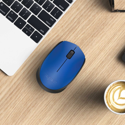 Широкий ассортимент мышь беспроводная logitech m171 blue (синяя, оптическая, 1000dpi, 2.4 ghz/usb-ресивер) (m/n: m-r0060 / c-u0010) (910-004640) для компьютерной техники с доставкой по всему Казахстану  | Рассрочка 0-0-24  фото 4