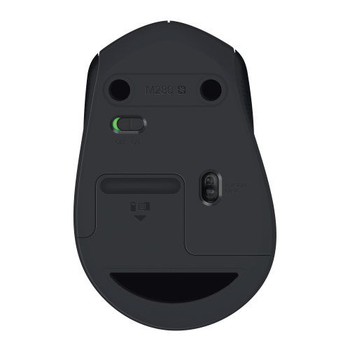 Широкий ассортимент мышь беспроводная logitech m280 black (черная, оптическая, 1000dpi, 2.4 ghz/usb-ресивер, под правую руку) (m/n: m-r0051 / c-u0010) (910-004287) для компьютерной техники с доставкой по всему Казахстану  | Рассрочка 0-0-24  фото 3