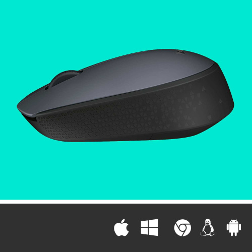 Широкий ассортимент мышь беспроводная logitech m170 grey (серая, оптическая, 1000dpi, 2.4 ghz/usb-ресивер) (m/n: m-r0060 / c-u0010) (910-004642) для компьютерной техники с доставкой по всему Казахстану  | Рассрочка 0-0-24  фото 5