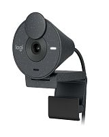 Широкий ассортимент вэб-камера  logitech web camera brio 300 full hd, black для компьютерной техники с доставкой по всему Казахстану  | Рассрочка 0-0-24 