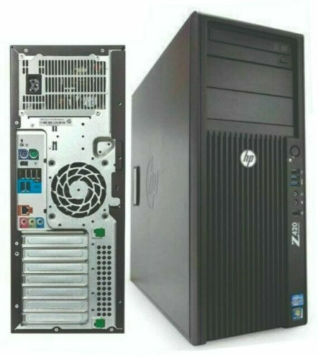 HP	Z420 Workstation |	Tower |	Intel(R) Xeon(R) CPU E5-1620 0 @ 3.60GHz |	12GB |	256GB	SATA/SSD |	 фото 2