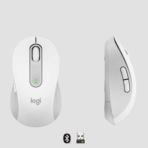 Широкий ассортимент мышь беспроводная logitech signature m650 l wireless mouse - off-white - bt - n/a - emea - m650 l (m/n: mr0091 / cu0021) (910-006238) для компьютерной техники с доставкой по всему Казахстану  | Рассрочка 0-0-24  фото 2