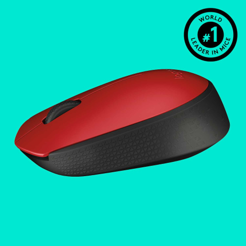 Широкий ассортимент мышь беспроводная logitech m171 red (красная, оптическая, 1000dpi, 2.4 ghz/usb-ресивер) (m/n: m-r0060 / c-u0010) (910-004641) для компьютерной техники с доставкой по всему Казахстану  | Рассрочка 0-0-24  фото 3