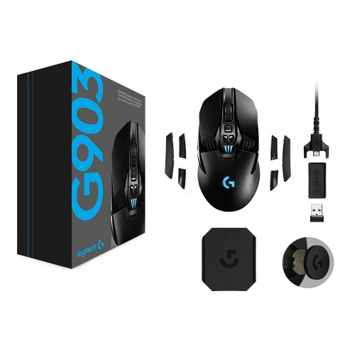 Широкий ассортимент мышь игровая беспроводная logitech g903 lightspeed (hero) (m/n: mr0081 / c-u0008) (910-005672) для компьютерной техники с доставкой по всему Казахстану  | Рассрочка 0-0-24  фото 7