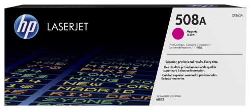 Картридж CF363A HP 508A Magenta LaserJet Toner Cartridge для HP Color LaserJet M552/M553/M577/E55040/E57540