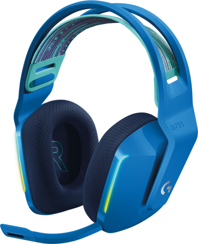 Широкий ассортимент гарнитура беспроводная игровая logitech g733 lightspeed wireless rgb gaming headset - blue - 2.4ghz - n/a - emea (m/n: a00125 / a-00080) (981-000943) для компьютерной техники с доставкой по всему Казахстану  | Рассрочка 0-0-24 