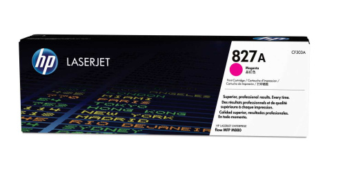 HP 827A Magenta LaserJet Toner Cartridge для HP Color LaserJet M880 (CF303A)
