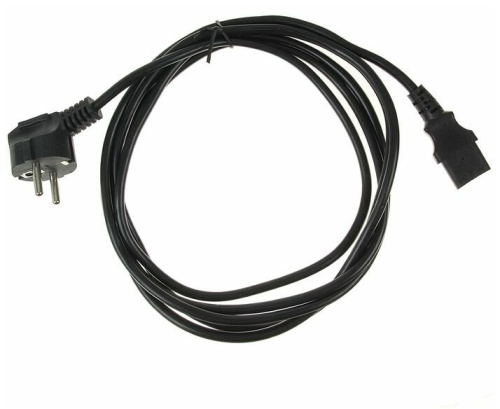 Широкий ассортимент кабель питания cablexpert pc-186, 1.8м, schuko- c13, черный с заземлением, 6a для компьютерной техники с доставкой по всему Казахстану  | Рассрочка 0-0-24 