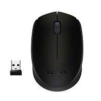 Широкий ассортимент мышь беспроводная logitech m171 black (черная, оптическая, 1000dpi, 2.4 ghz/usb-ресивер)(m/n: m-r0060 / c-u0010) (910-004424) для компьютерной техники с доставкой по всему Казахстану  | Рассрочка 0-0-24 