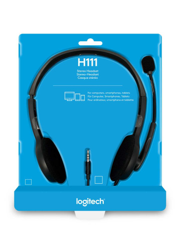 Широкий ассортимент гарнитура 981-000593 logitech h111 (1 x 3.5мм, кабель 1.8м) (m/n: a-00021) для компьютерной техники с доставкой по всему Казахстану  | Рассрочка 0-0-24  фото 6
