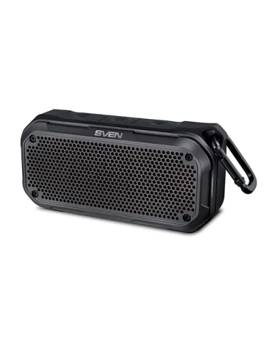 Широкий ассортимент sven ps-240, black (12w, bluetooth, tws, waterproof (ipx7), microsd, carbine, 2000ma*h) для компьютерной техники с доставкой по всему Казахстану  | Рассрочка 0-0-24  фото 4