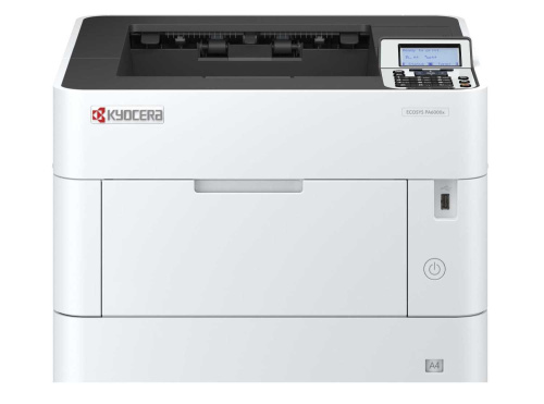 Принтер лазерный Kyocera ECOSYS PA6000x (A4), монохромный, 1200x1200 dpi, 60 ppm, 512 MB, 1.4 GHz, tray 100+500 sheets, USB+Ethernet, Duplex, LCD, drum 500k, starter toner 10k (110C0T3NL0)