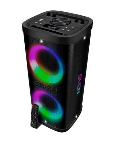 Широкий ассортимент sven ps-930, черный, акустическая система, (150w, tws, ipx4, bluetooth, fm, usb, microsd, led-dis для компьютерной техники с доставкой по всему Казахстану  | Рассрочка 0-0-24  фото 2