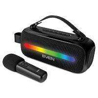 Широкий ассортимент sven ps-255, черный, акустическая система 2.0,  12w, bluetooth, fm, usb, karaoke mic, 3600ma*h для компьютерной техники с доставкой по всему Казахстану  | Рассрочка 0-0-24 