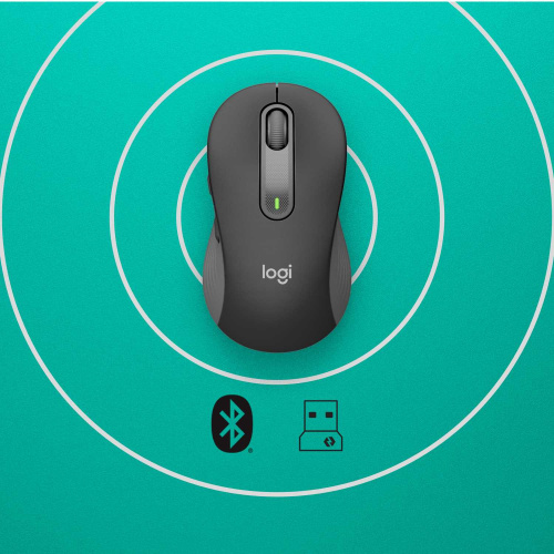 Широкий ассортимент мышь беспроводная logitech signature m650 wireless mouse - graphite - bt - n/a - emea - m650 (m/n: mr0091 / cu0021) (910-006253) для компьютерной техники с доставкой по всему Казахстану  | Рассрочка 0-0-24  фото 3
