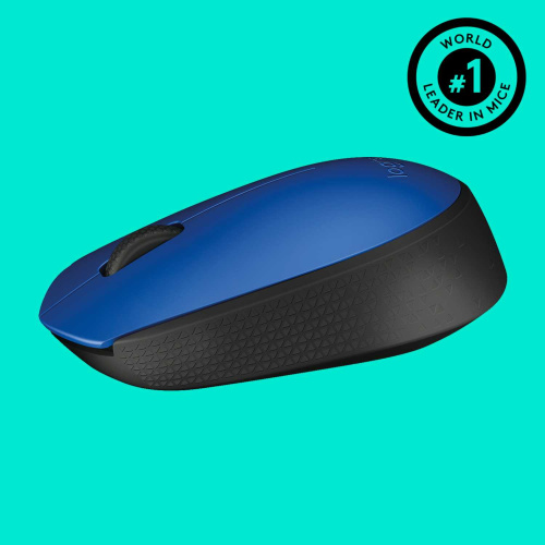 Широкий ассортимент мышь беспроводная logitech m171 blue (синяя, оптическая, 1000dpi, 2.4 ghz/usb-ресивер) (m/n: m-r0060 / c-u0010) (910-004640) для компьютерной техники с доставкой по всему Казахстану  | Рассрочка 0-0-24  фото 2